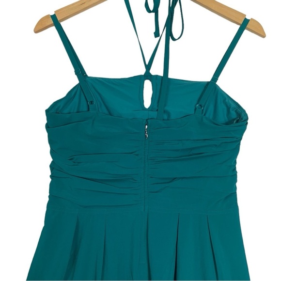 Athleta Keys Enlighten Up Jumpsuit 4 Emerald Green #602207 Athleisure Comfort - Picture 6 of 11